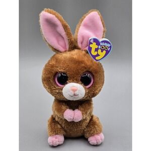 Ty Beanie Boos HOPSON the Bunny Rabbit 6" Plush Toy (2012, Purple‎ Tags)